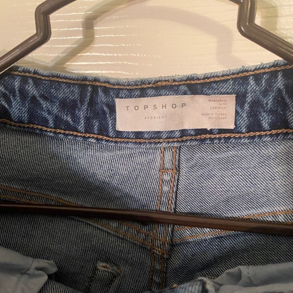 TOPSHOP Women’s Straight Leg Jeans - Picture 2 of 3